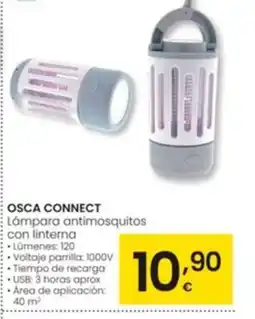 Eroski OSCA CONNECT Lámpara antimosquitos con linterna oferta