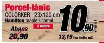 Porcel-lànic Colorker Hamilton 23x120cm Maple Camel