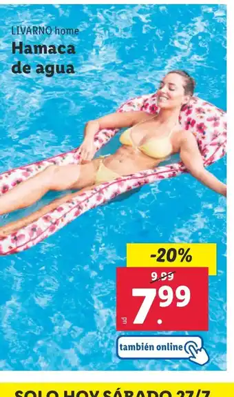 Lidl LIVARNO home Hamaca de agua oferta