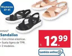 Lidl Sandalias oferta