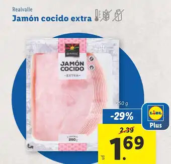 Lidl Jamón cocido extra! oferta