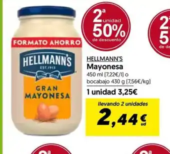 Hiper Usera HELLMANN'S Mayonesa oferta