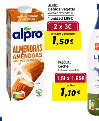 Hiper Usera ALPRO Bebida vegetal oferta