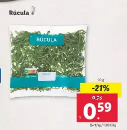 Lidl Rúcula oferta