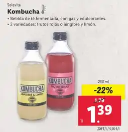 Lidl Solevita Kombucha oferta