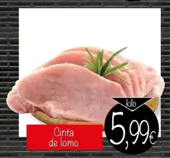 Supermercados Piedra Cinta de lomo oferta