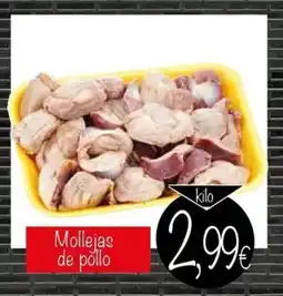 Supermercados Piedra Mollejas de pollo oferta