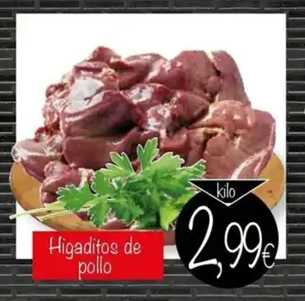Supermercados Piedra Higaditos de pollo oferta