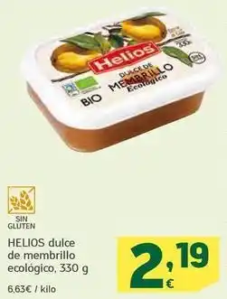 HiperDino Helios - dulce de membrillo ecologico oferta