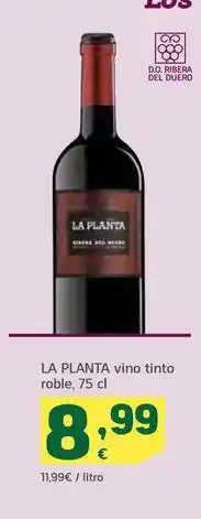 HiperDino La planta - vino tinto roble oferta