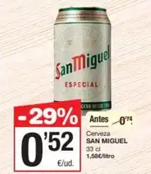 Carrefour Amstel o cruzcampo - cerveza oferta