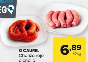 Autoservicios Familia O CAUREL Chorizo rojo o criollo oferta