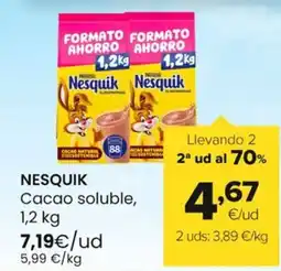Autoservicios Familia NESQUIK Cacao soluble oferta
