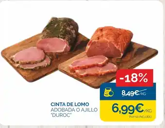 Cash Ecofamilia CINTA DE LOMO ADOBADA O AJILLO "DUROC" oferta