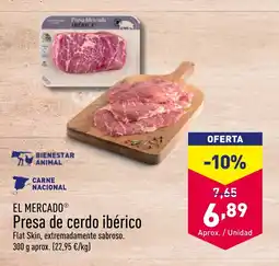 ALDI EL MERCADOⓇ Presa de cerdo ibérico oferta