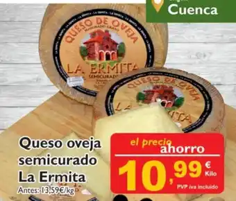 Supermercados La Despensa Queso oveja semicurado La Ermita oferta