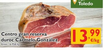 Supermercados La Despensa Centro gran reserva duroc Carmelo González oferta