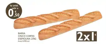 Supermercados La Despensa Barra Cinco Cortes S/Semolina 270g oferta