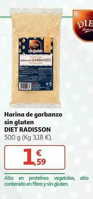 Alcampo Harina De Garbanzo Sin Gluten Diet Radisson 500g oferta