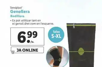 Lidl Sensiplast Rodillera oferta