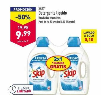 ALDI Skip Detergente Líquido oferta
