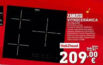 Tiendas Electrón Zanussi Vitrocerámica oferta