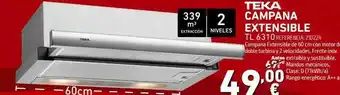 Tiendas Electrón Teka Campana Extensible oferta