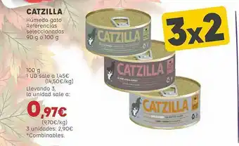 Kiwoko Catzilla Húmedo Gato Referencias Seleccionadas 90g oferta