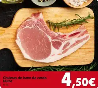 Hiper Usera Chuleta de lomo de cerdo Duroc oferta