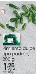 Eroski Pimiento dulce tipo padron oferta