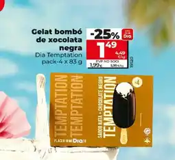 Maxi Dia Gelat bombó de xocolata negra oferta