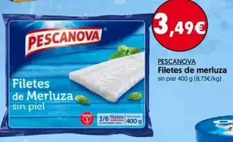Hiper Usera Pescanova Filetes de merluza 400g oferta