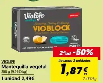 Hiper Usera Violife Mantequilla vegatal 250g oferta