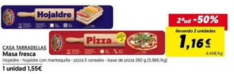 Hiper Usera Casa Tarradellas Masa fresca oferta