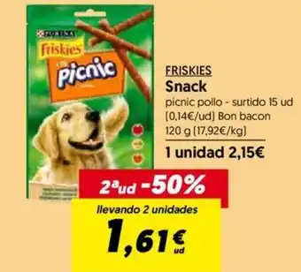 Hiper Usera Snack Friskies 120g oferta