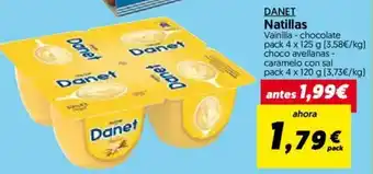 Hiper Usera Danet Natillas 4 x 125g oferta