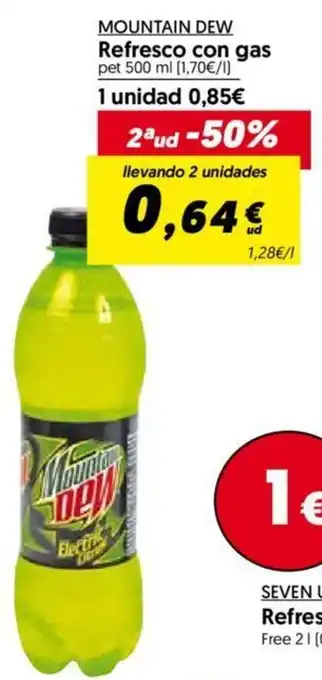 Hiper Usera Mountain Dew Refresco con gas 5400ml oferta