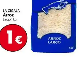 Hiper Usera La Cigala Arroz Largo 1kg oferta