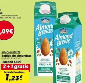 Hiper Usera Almond Breeze Bebida de almendras 1l oferta
