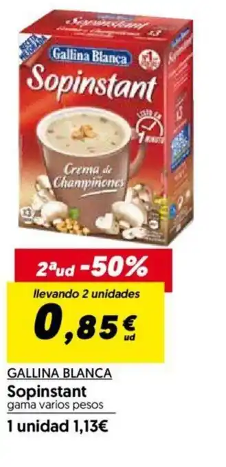 Hiper Usera Gallina Blanca Sopinstant oferta