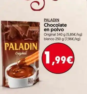 Hiper Usera Paladini Chocolate en polvo 250g oferta
