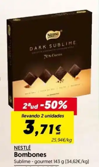 Hiper Usera Nestle Bombones 143g oferta