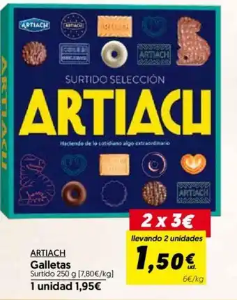 Hiper Usera Artiach Galletas 250g oferta
