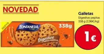 Hiper Usera Galletas Digestive pepitas 338g oferta