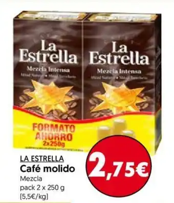 Hiper Usera La Estrella Café molido mezcla 2 x 500g oferta