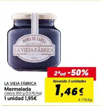Hiper Usera La Vieja Fábrica Mermelada 350g oferta
