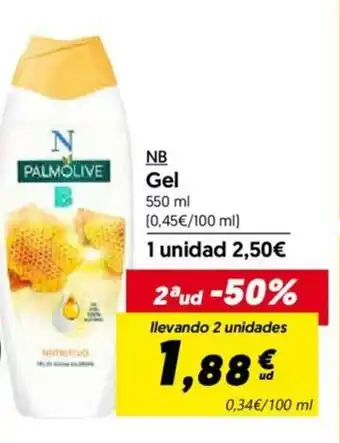 Hiper Usera NB Gel 550ml oferta