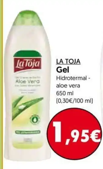 Hiper Usera La Toja Gel 650ml oferta