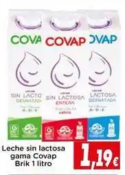 Proxi Covap - leche sin lactosa gama oferta