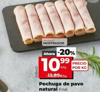 Pechuga de pavo natural Frial